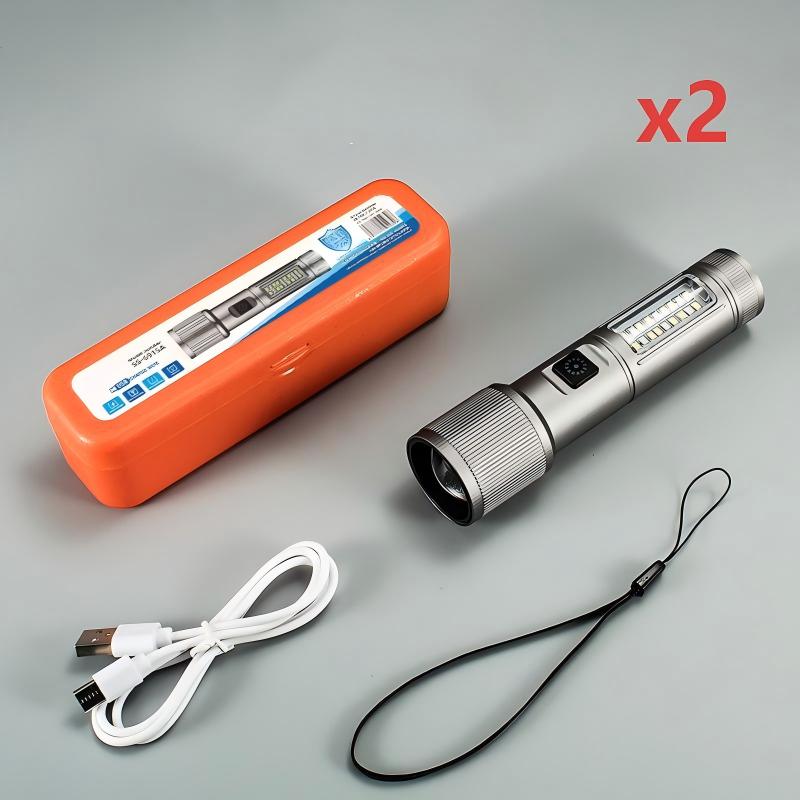 🔦 50% DE DESCONTO – Lanterna LED com Zoom Multifuncional | Ajustável, potente & compacta