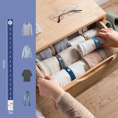 🧺 50% DE DESCONTO – Elásticos Ajustáveis para Organizar Roupas | Mantém tudo no lugar, prático & versátil
