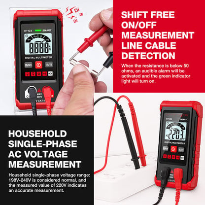🔧 50% DE DESCONTO – Compre 2 e Ganhe 10% OFF 🔧 Multímetro Digital | Medições precisas, fácil uso & ideal para eletrônicos