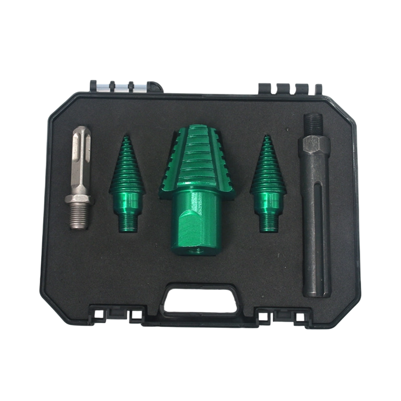 ⛏️ 50% DE DESCONTO – Conjunto de Broca para Rachar Lenha | Resistente, fácil uso & ideal para trabalho pesado