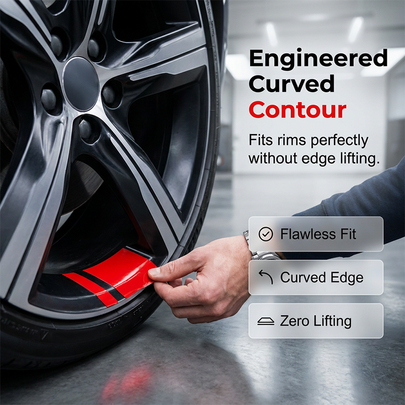 🚗 50% DE DESCONTO – Adesivo Refletivo para Aro de Carro | Segurança noturna, estilo & fácil aplicação