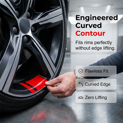 🚗 50% DE DESCONTO – Adesivo Refletivo para Aro de Carro | Segurança noturna, estilo & fácil aplicação