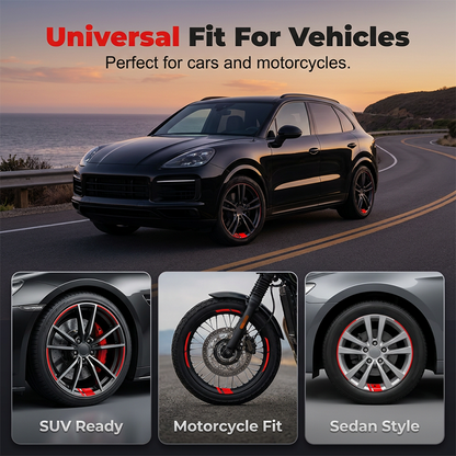 🚗 50% DE DESCONTO – Adesivo Refletivo para Aro de Carro | Segurança noturna, estilo & fácil aplicação