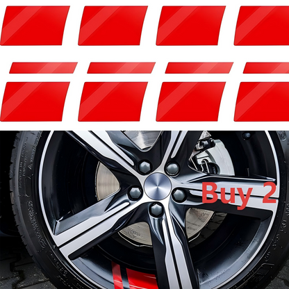 🚗 50% DE DESCONTO – Adesivo Refletivo para Aro de Carro | Segurança noturna, estilo & fácil aplicação