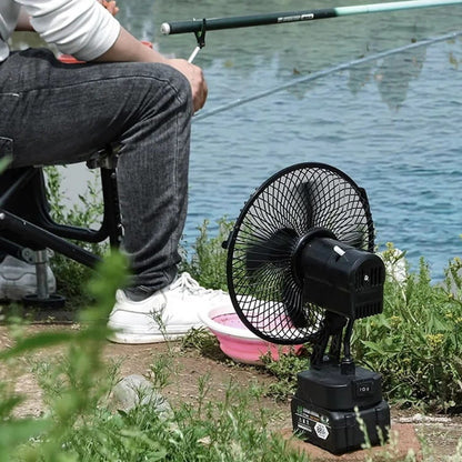 🌀 50% DE DESCONTO – Ventilador de Camping Sem Fio Portátil | Recarregável, leve & ideal para exteriores
