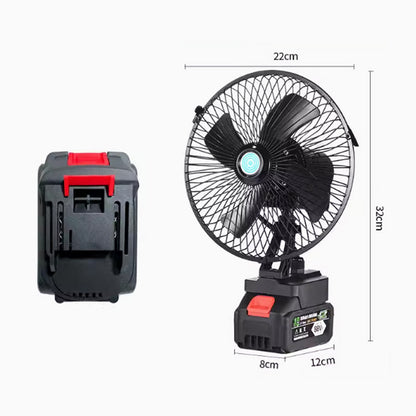 🌀 50% DE DESCONTO – Ventilador de Camping Sem Fio Portátil | Recarregável, leve & ideal para exteriores
