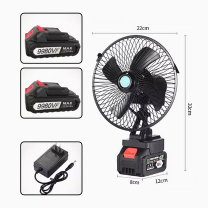 🌀 50% DE DESCONTO – Ventilador de Camping Sem Fio Portátil | Recarregável, leve & ideal para exteriores