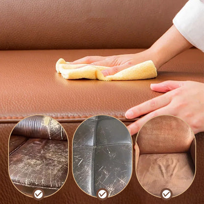 🛋️ 50% DE DESCONTO – Creme Multifuncional para Limpeza de Couro | Restaura, protege & fácil aplicação 🧴