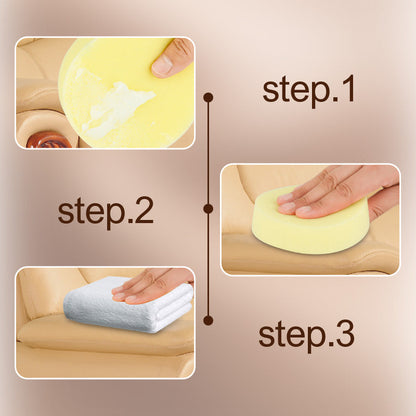 🛋️ 50% DE DESCONTO – Creme Multifuncional para Limpeza de Couro | Restaura, protege & fácil aplicação 🧴