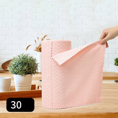 🧼 50% DE DESCONTO – Rolo de Pano de Microfibra Reutilizável | Multiuso, absorvente & fácil de lavar