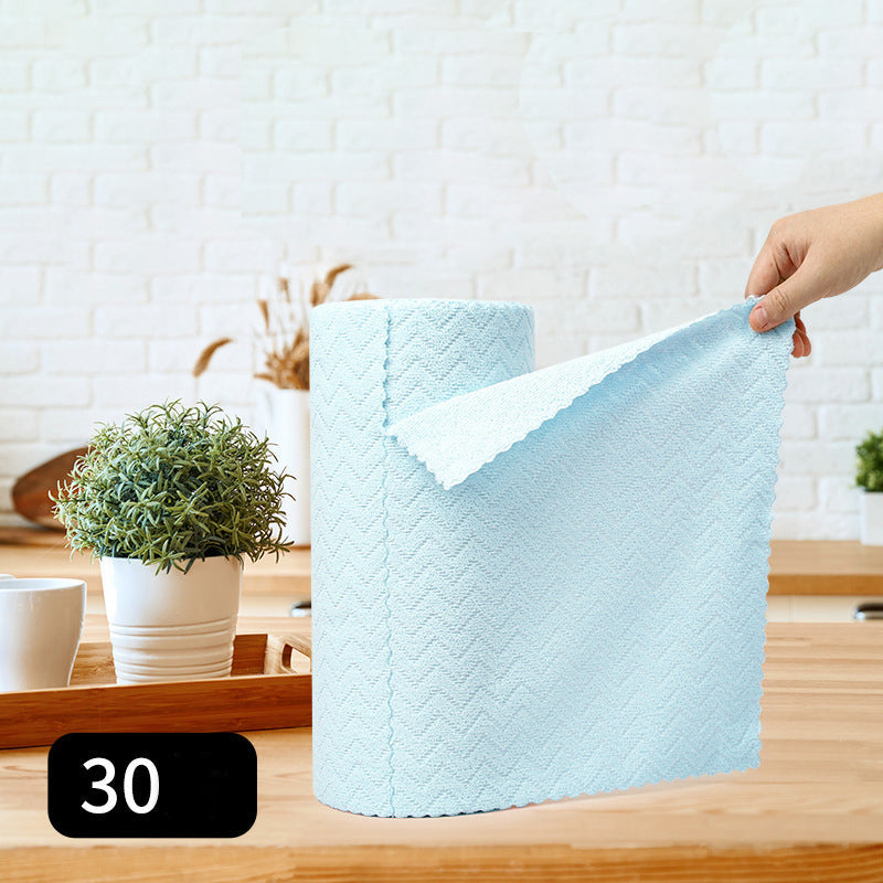 🧼 50% DE DESCONTO – Rolo de Pano de Microfibra Reutilizável | Multiuso, absorvente & fácil de lavar