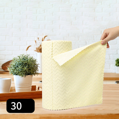 🧼 50% DE DESCONTO – Rolo de Pano de Microfibra Reutilizável | Multiuso, absorvente & fácil de lavar
