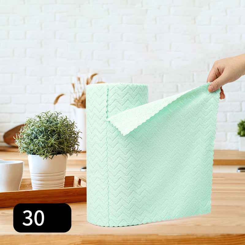 🧼 50% DE DESCONTO – Rolo de Pano de Microfibra Reutilizável | Multiuso, absorvente & fácil de lavar