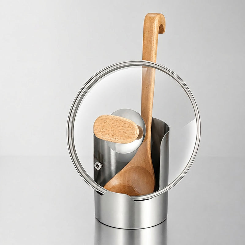 🍳 50% DE DESCONTO – Suporte Multiuso para Utensílios de Cozinha | Organizador giratório, escorrega & otimiza espaço