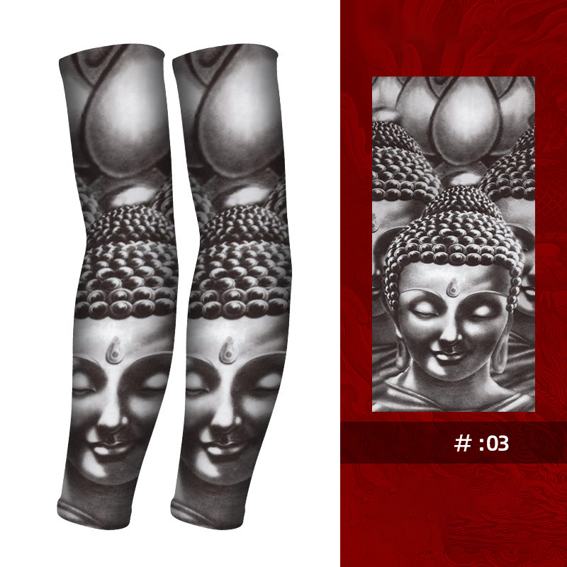 🧴 50% DE DESCONTO – Manga Térmica com Proteção Solar para Tatuagem | Respirável, protege tatuagens & refrescante