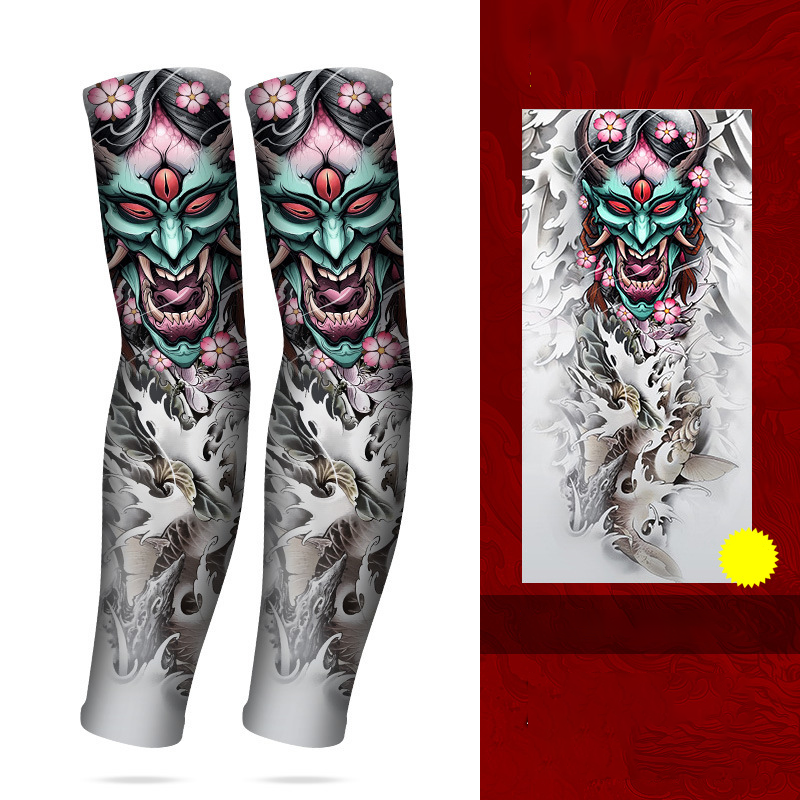 🧴 50% DE DESCONTO – Manga Térmica com Proteção Solar para Tatuagem | Respirável, protege tatuagens & refrescante