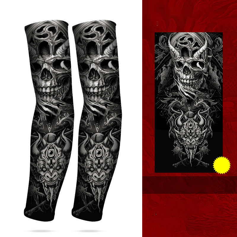 🧴 50% DE DESCONTO – Manga Térmica com Proteção Solar para Tatuagem | Respirável, protege tatuagens & refrescante