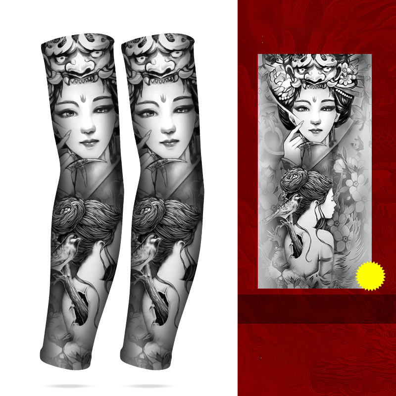 🧴 50% DE DESCONTO – Manga Térmica com Proteção Solar para Tatuagem | Respirável, protege tatuagens & refrescante