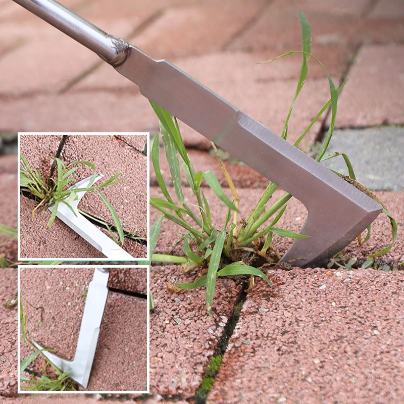 🌸 50% DE DESCONTO – Ferramenta de Aço Inoxidável para Remover Ervas Daninhas | Durável, precisa & ideal para fendas estreitas 🔧