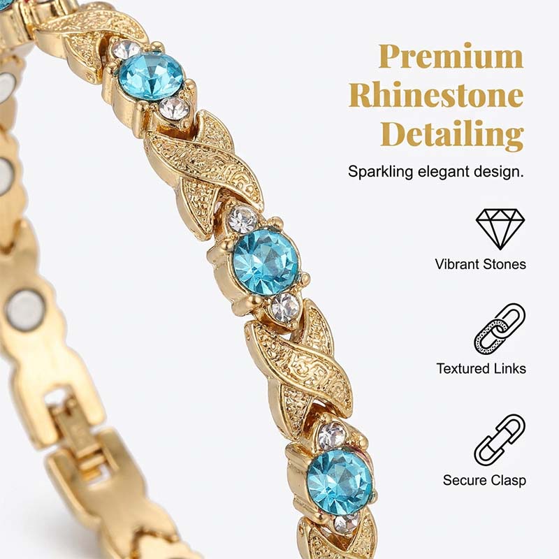 💎 50% DE DESCONTO – Pulseira Magnética com Pedras | Estilo e bem-estar 24/7, leve, ajustável & presente ideal 💖