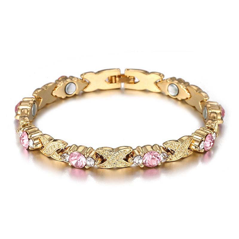 💎 50% DE DESCONTO – Pulseira Magnética com Pedras | Estilo e bem-estar 24/7, leve, ajustável & presente ideal 💖
