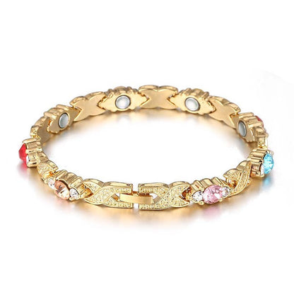 💎 50% DE DESCONTO – Pulseira Magnética com Pedras | Estilo e bem-estar 24/7, leve, ajustável & presente ideal 💖