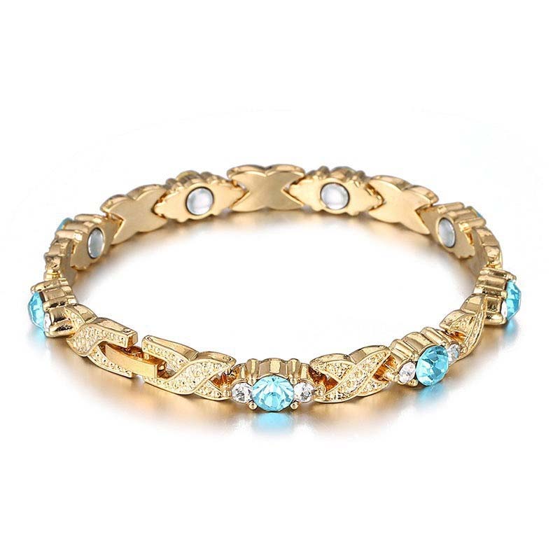 💎 50% DE DESCONTO – Pulseira Magnética com Pedras | Estilo e bem-estar 24/7, leve, ajustável & presente ideal 💖