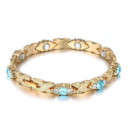 💎 50% DE DESCONTO – Pulseira Magnética com Pedras | Estilo e bem-estar 24/7, leve, ajustável & presente ideal 💖