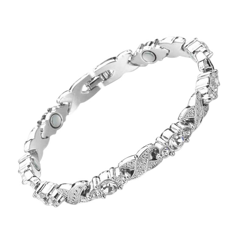 💎 50% DE DESCONTO – Pulseira Magnética com Pedras | Estilo e bem-estar 24/7, leve, ajustável & presente ideal 💖