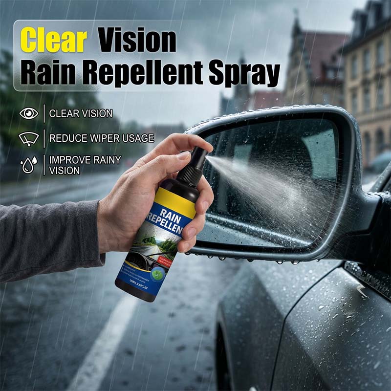 💧 50% DE DESCONTO – Spray Repelente de Chuva para Para-brisas | Visibilidade cristalina, ação rápida & segurança na chuva