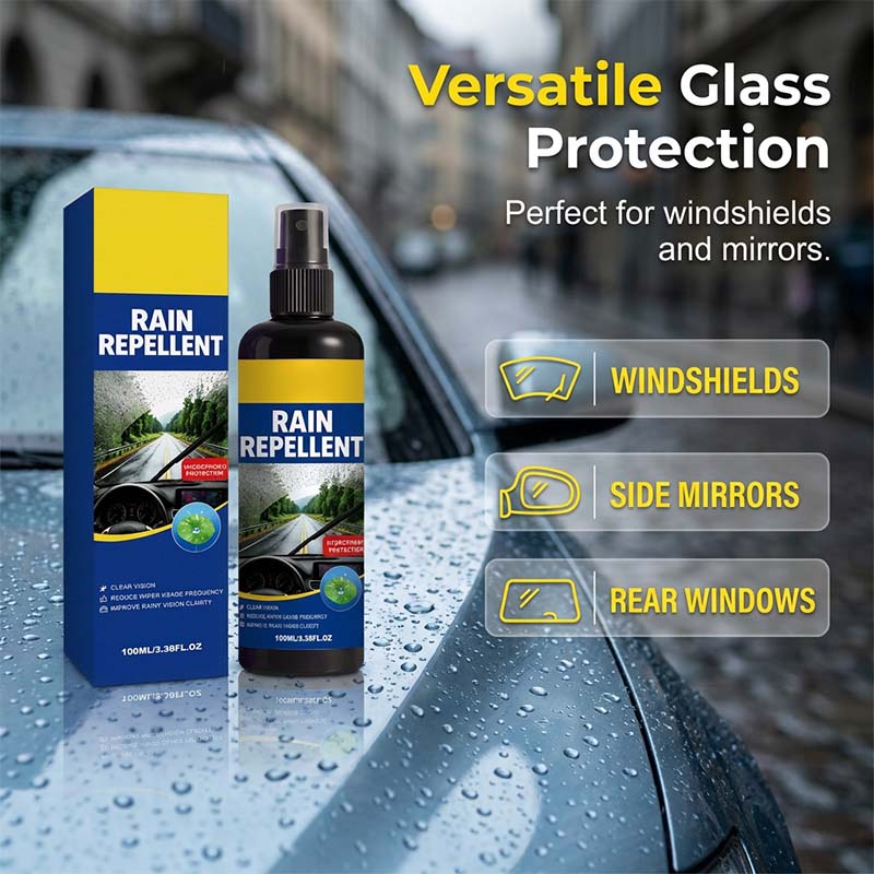 💧 50% DE DESCONTO – Spray Repelente de Chuva para Para-brisas | Visibilidade cristalina, ação rápida & segurança na chuva