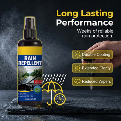 💧 50% DE DESCONTO – Spray Repelente de Chuva para Para-brisas | Visibilidade cristalina, ação rápida & segurança na chuva