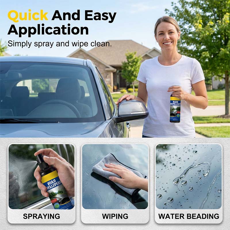 💧 50% DE DESCONTO – Spray Repelente de Chuva para Para-brisas | Visibilidade cristalina, ação rápida & segurança na chuva
