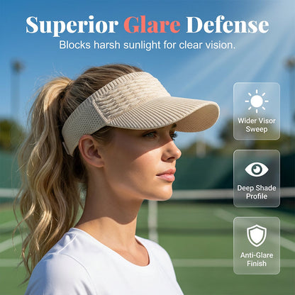 🏆BIG SALE BUY 1 FREE 1🎉Women's Breathable Knit Sun Visor Hat