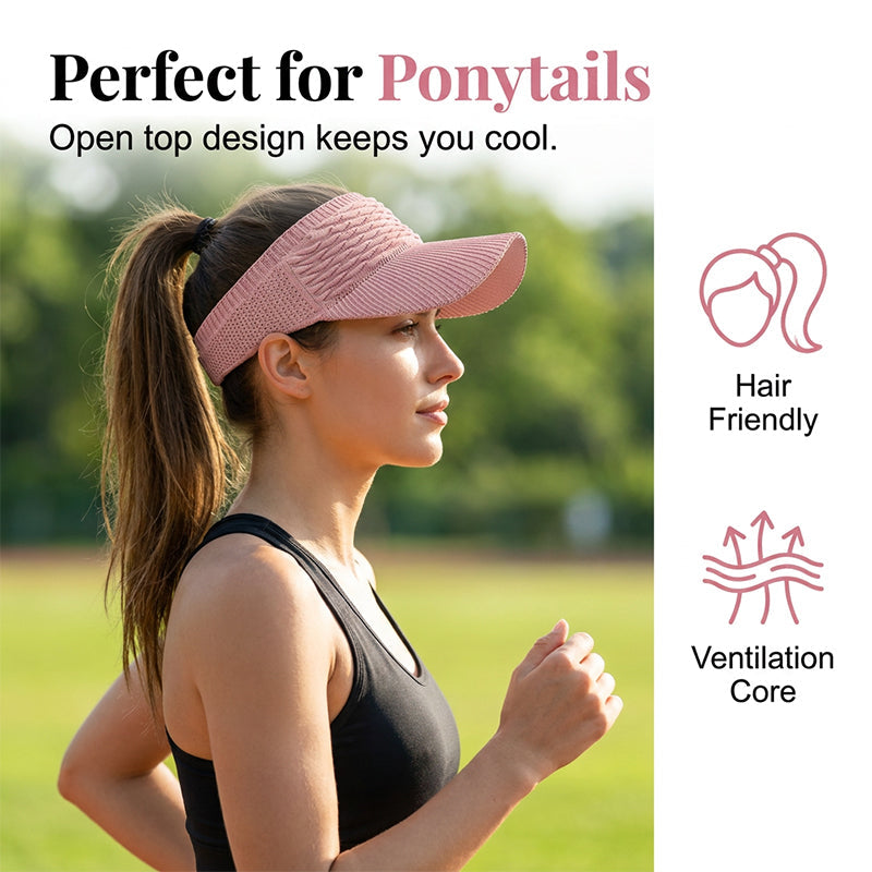 🏆BIG SALE BUY 1 FREE 1🎉Women's Breathable Knit Sun Visor Hat