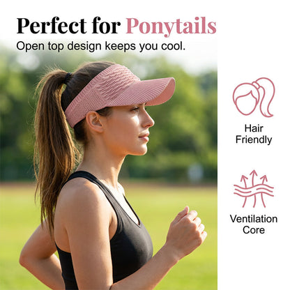 🏆BIG SALE BUY 1 FREE 1🎉Women's Breathable Knit Sun Visor Hat