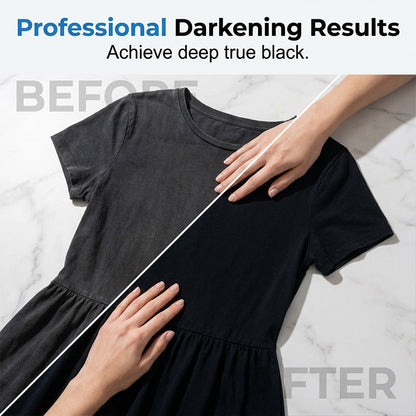 👕 50% DE DESCONTO – Folhas para Escurecimento de Roupas | Preto intenso, restaura cores & fácil de usar