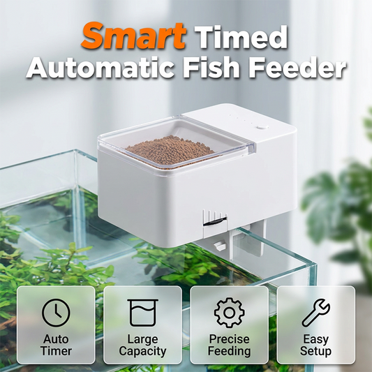 🐠 50% DE DESCONTO – Alimentador Automático para Peixes com Temporizador | Até 30 dias de autonomia, ideal para tutores ocupados 😴