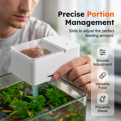 🐠 50% DE DESCONTO – Alimentador Automático para Peixes com Temporizador | Até 30 dias de autonomia, ideal para tutores ocupados 😴