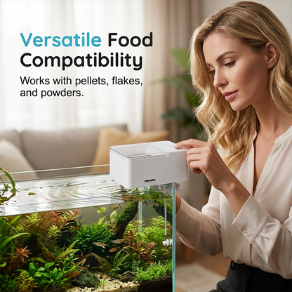 🐠 50% DE DESCONTO – Alimentador Automático para Peixes com Temporizador | Até 30 dias de autonomia, ideal para tutores ocupados 😴