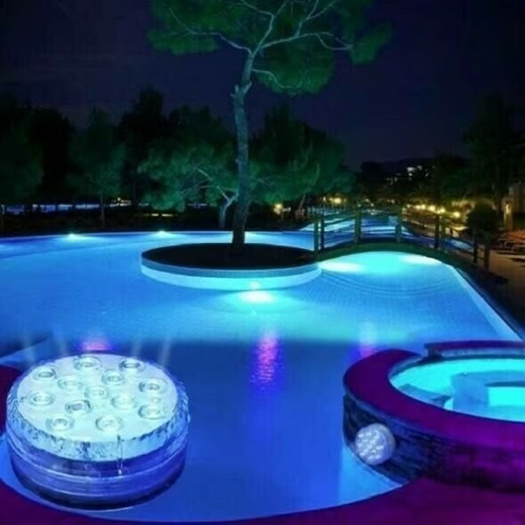💡 50% DE DESCONTO – Luzes LED Submersíveis para Piscina com Controlo RF | Efeitos de cores, fáceis de instalar & impermeáveis