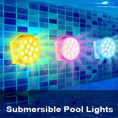 💡 50% DE DESCONTO – Luzes LED Submersíveis para Piscina com Controlo RF | Efeitos de cores, fáceis de instalar & impermeáveis