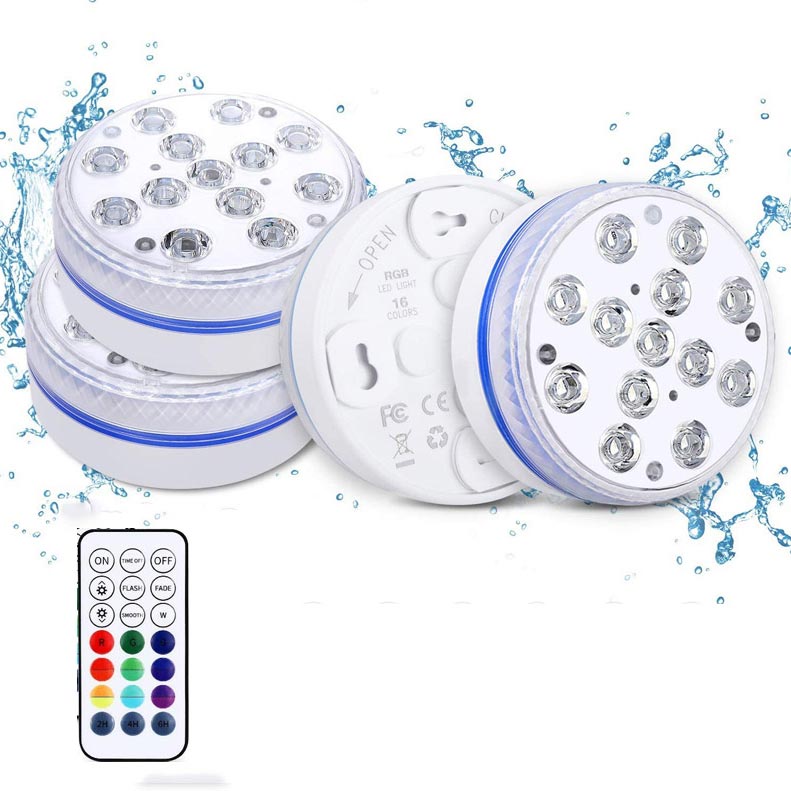 💡 50% DE DESCONTO – Luzes LED Submersíveis para Piscina com Controlo RF | Efeitos de cores, fáceis de instalar & impermeáveis