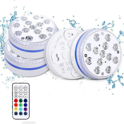 💡 50% DE DESCONTO – Luzes LED Submersíveis para Piscina com Controlo RF | Efeitos de cores, fáceis de instalar & impermeáveis