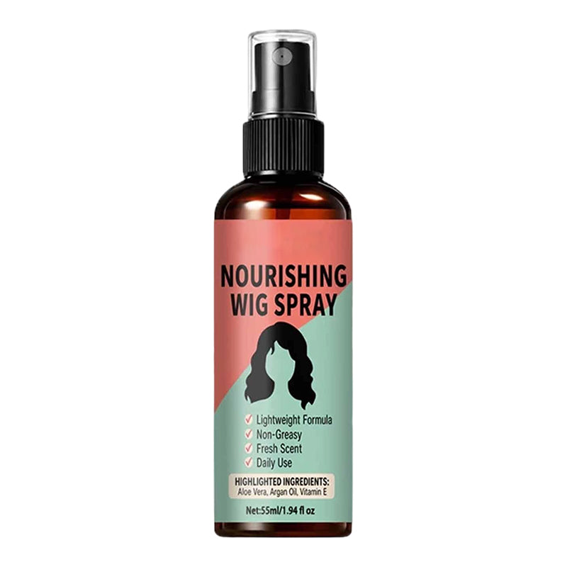 ✨ 50% DE DESCONTO – Spray Leve para Peruca com Nutrição sem Enxágue | Revitaliza, fácil aplicar & sem resíduos 🧖‍♀️