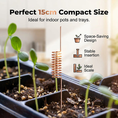 🌿 50% DE DESCONTO – Estacas para Plantas com Antena Espiral de Cobre | Promove crescimento, duráveis & ideais para jardim 🔥
