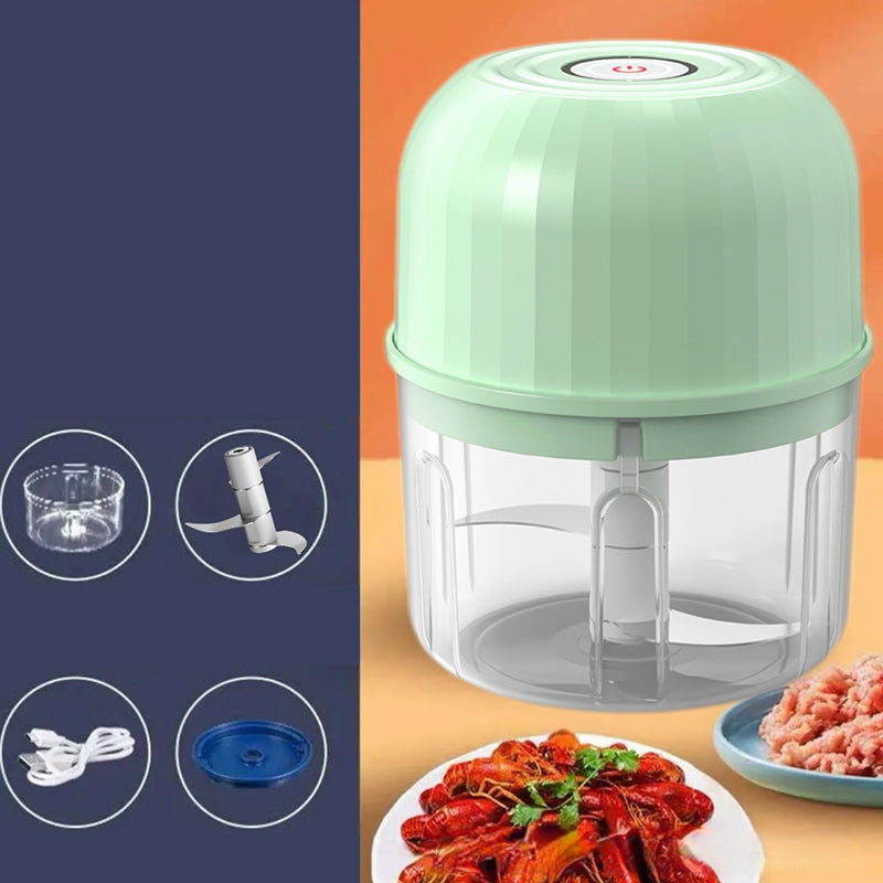 ⚡ 50% DE DESCONTO – Picador Elétrico Mini de Alimentos Sem Fio | Rápido, prático & fácil de limpar