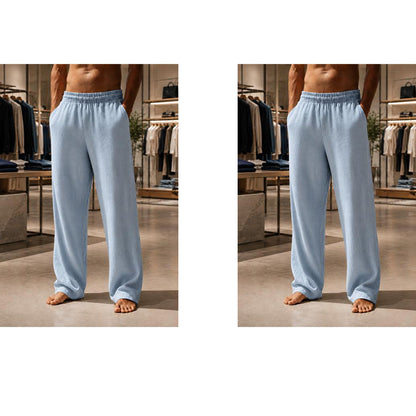 👖 50% DE DESCONTO – Calças Casuais de Linho para Homem | Leves, confortáveis & ideais para o verão