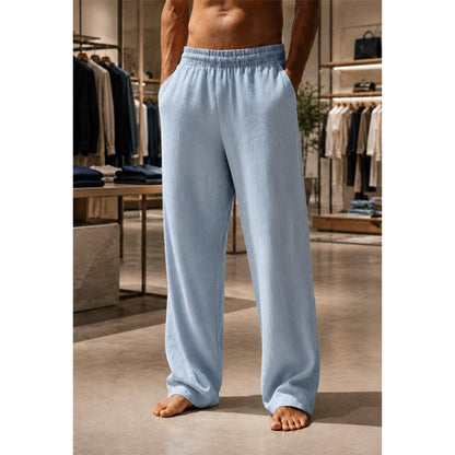 👖 50% DE DESCONTO – Calças Casuais de Linho para Homem | Leves, confortáveis & ideais para o verão