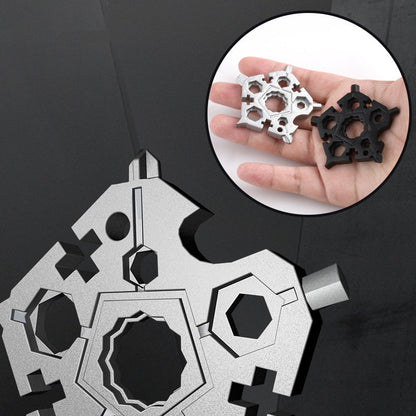 🔧 50% DE DESCONTO – Chave Multifunção 23 em 1 Forma de Floco de Neve | Compacta, versátil & prática para reparos
